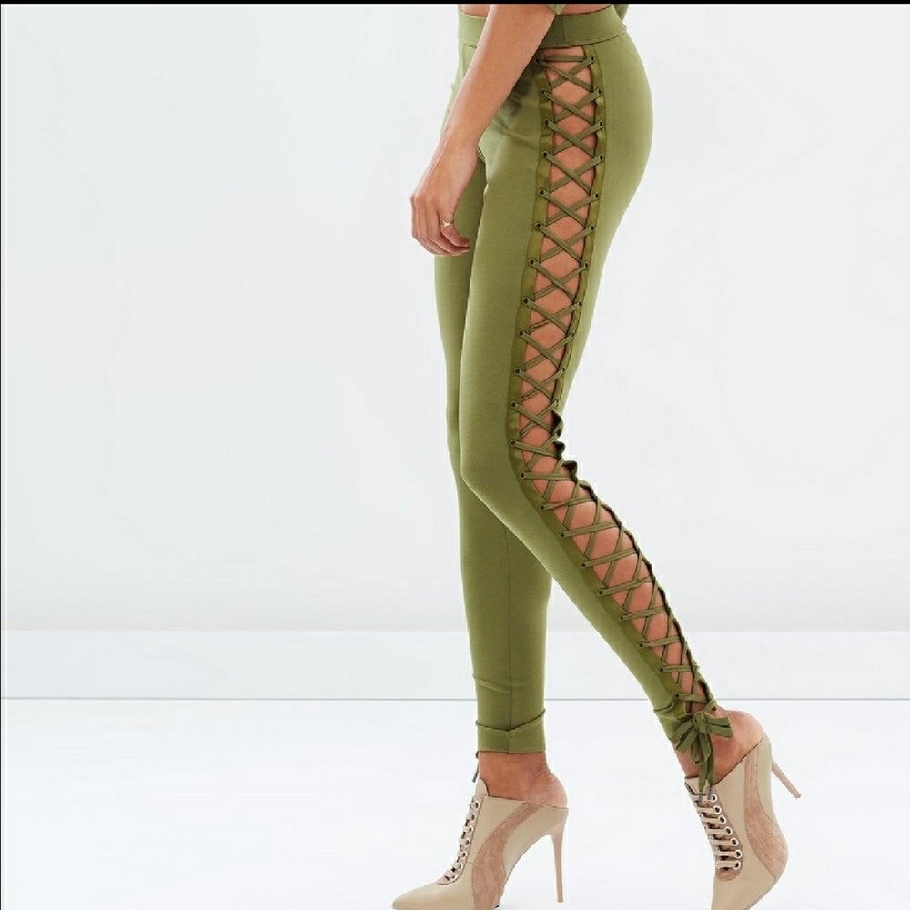 Fenty by Rihanna boxing and bomber lacing tights